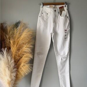 Levi's Women's White Skinny Jeans